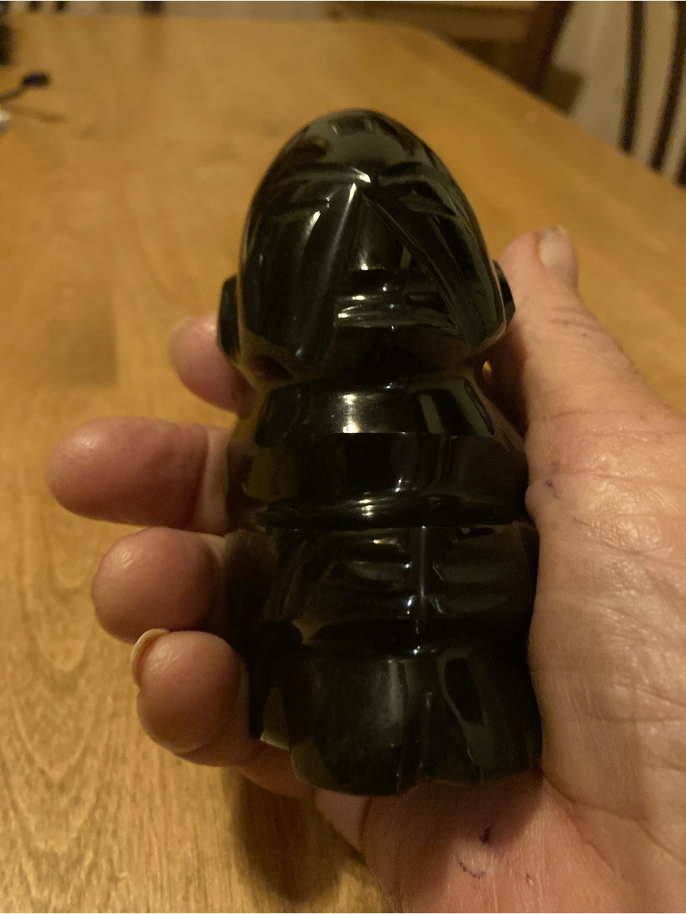 Vintage Aztec Mexican stone figure